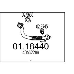 Výfukové potrubie MTS 01.18440