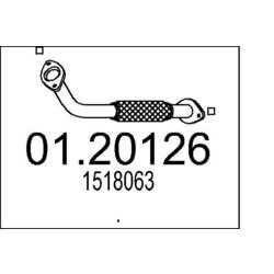 Výfukové potrubie MTS 01.20126