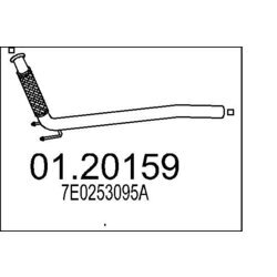 Výfukové potrubie MTS 01.20159