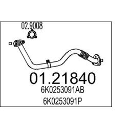 Výfukové potrubie MTS 01.21840