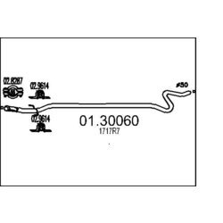 Výfukové potrubie MTS 01.30060