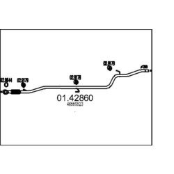 Výfukové potrubie MTS 01.42860