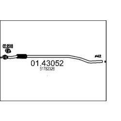 Výfukové potrubie MTS 01.43052
