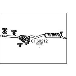 Koncový tlmič výfuku MTS 01.60212
