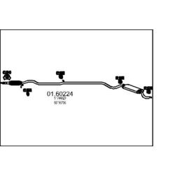 Koncový tlmič výfuku MTS 01.60224