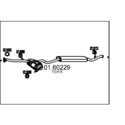 Koncový tlmič výfuku MTS 01.60229
