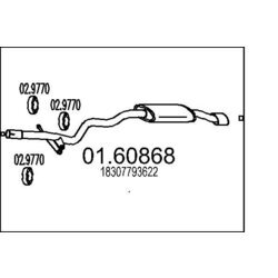 Koncový tlmič výfuku MTS 01.60868