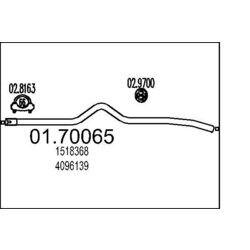 Výfukové potrubie MTS 01.70065