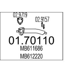 Výfukové potrubie MTS 01.70110