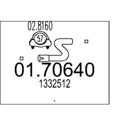Výfukové potrubie MTS 01.70640