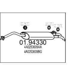 Koncový tlmič výfuku MTS 01.94330