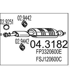 Katalyzátor MTS 04.3182