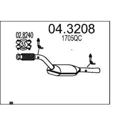 Katalyzátor MTS 04.3208