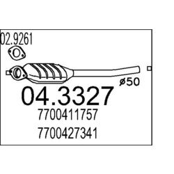 Katalyzátor MTS 04.3327