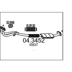 Katalyzátor MTS 04.3452