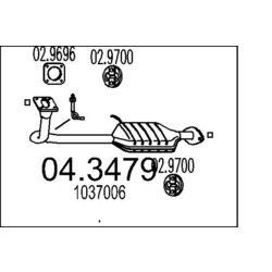Katalyzátor MTS 04.3479