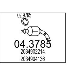 Katalyzátor MTS 04.3785