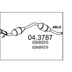 Katalyzátor MTS 04.3787