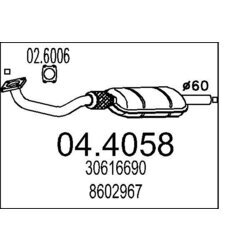 Katalyzátor MTS 04.4058