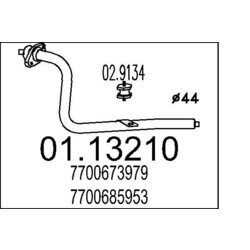 Výfukové potrubie MTS 01.13210