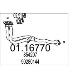 Výfukové potrubie MTS 01.16770
