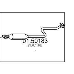 Stredný tlmič výfuku MTS 01.50183