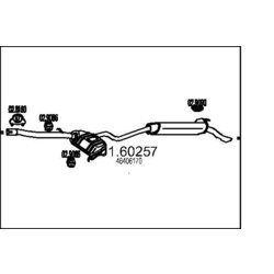 Koncový tlmič výfuku MTS 01.60257