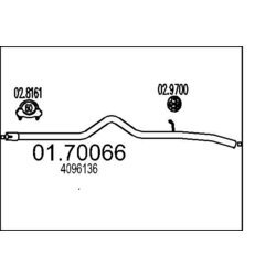 Výfukové potrubie MTS 01.70066