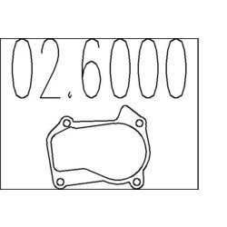 Tesnenie výfukovej trubky MTS 02.6000