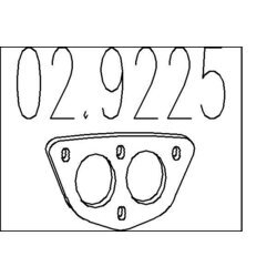 Tesnenie výfukovej trubky MTS 02.9225