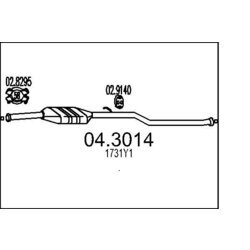 Katalyzátor MTS 04.3014