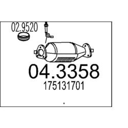 Katalyzátor MTS 04.3358