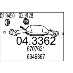 Katalyzátor MTS 04.3362