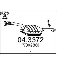 Katalyzátor MTS 04.3372