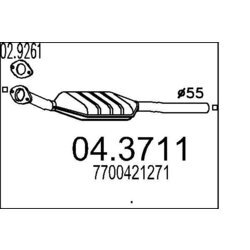 Katalyzátor MTS 04.3711