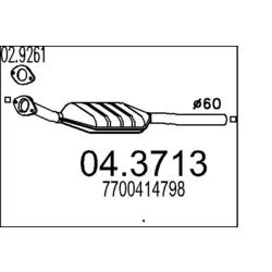 Katalyzátor MTS 04.3713