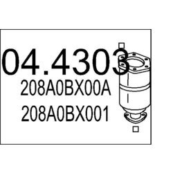 Katalyzátor MTS 04.4303