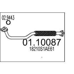 Výfukové potrubie MTS 01.10087