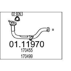 Výfukové potrubie MTS 01.11970