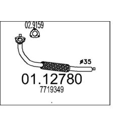 Výfukové potrubie MTS 01.12780