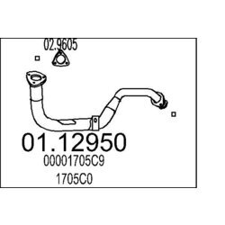 Výfukové potrubie MTS 01.12950