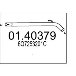 Výfukové potrubie MTS 01.40379