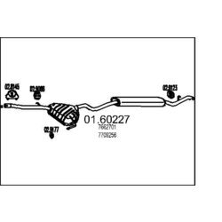Koncový tlmič výfuku MTS 01.60227