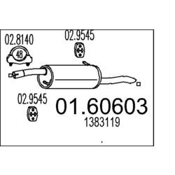 Koncový tlmič výfuku MTS 01.60603