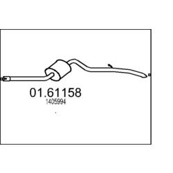 Koncový tlmič výfuku MTS 01.61158