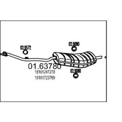 Koncový tlmič výfuku MTS 01.63780