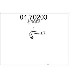 Výfukové potrubie MTS 01.70203
