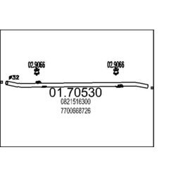 Výfukové potrubie MTS 01.70530