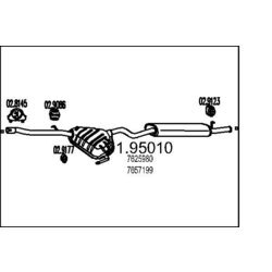 Koncový tlmič výfuku MTS 01.95010