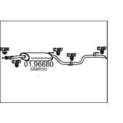 Koncový tlmič výfuku MTS 01.96680